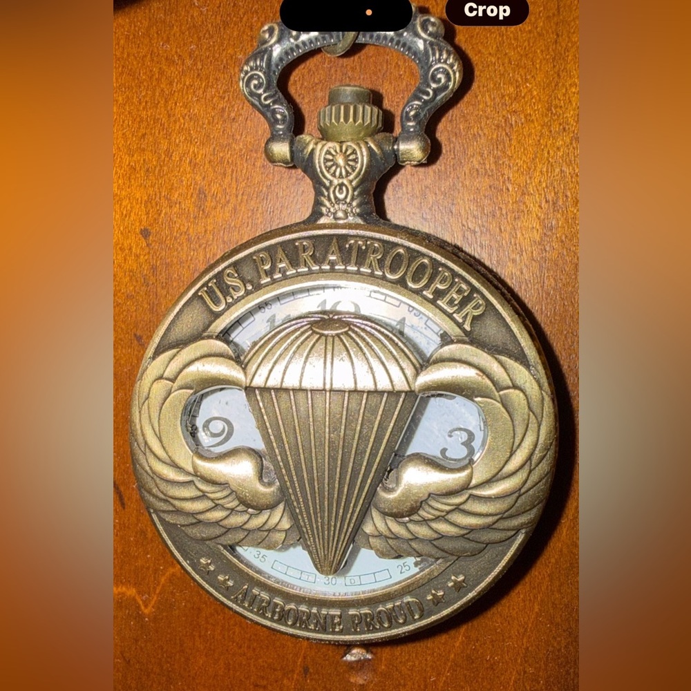 Paratrooper Pocket watch in Bronze Finish